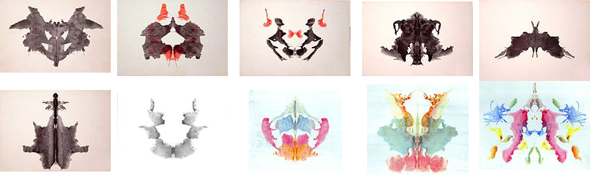 Rorschach test art  psychology artwork