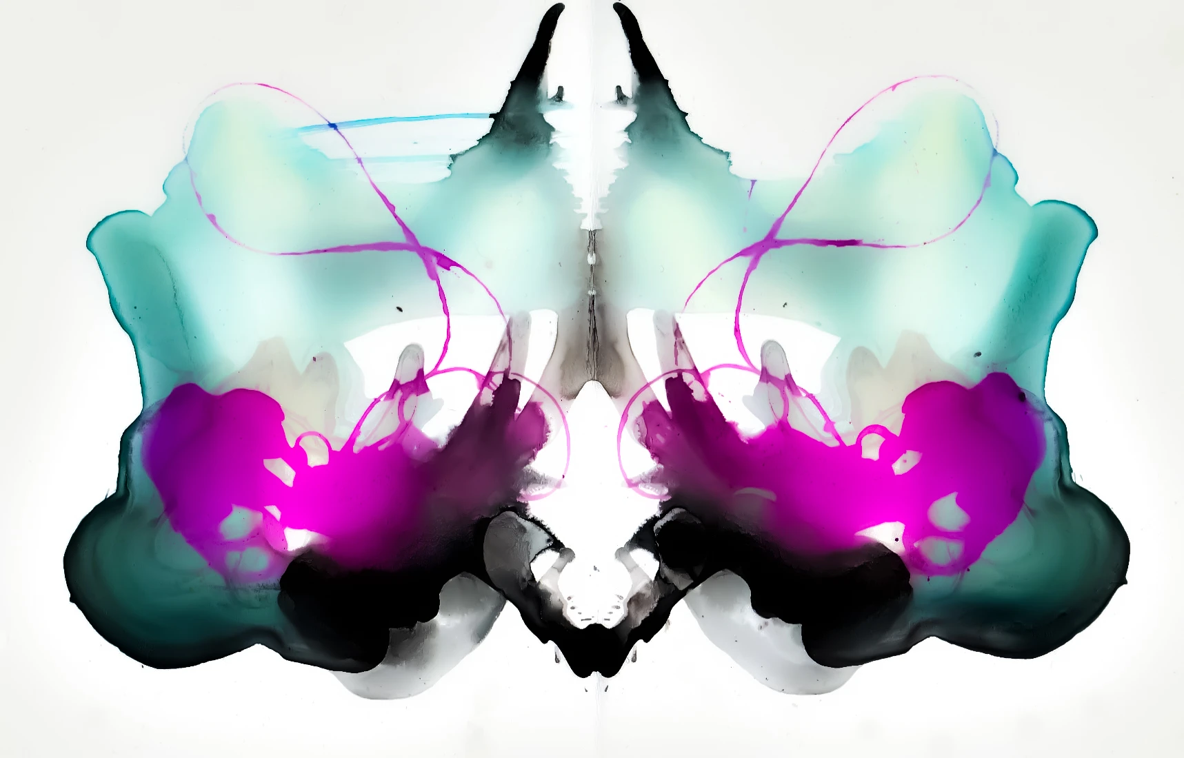 Rorschach test art  psychology artwork