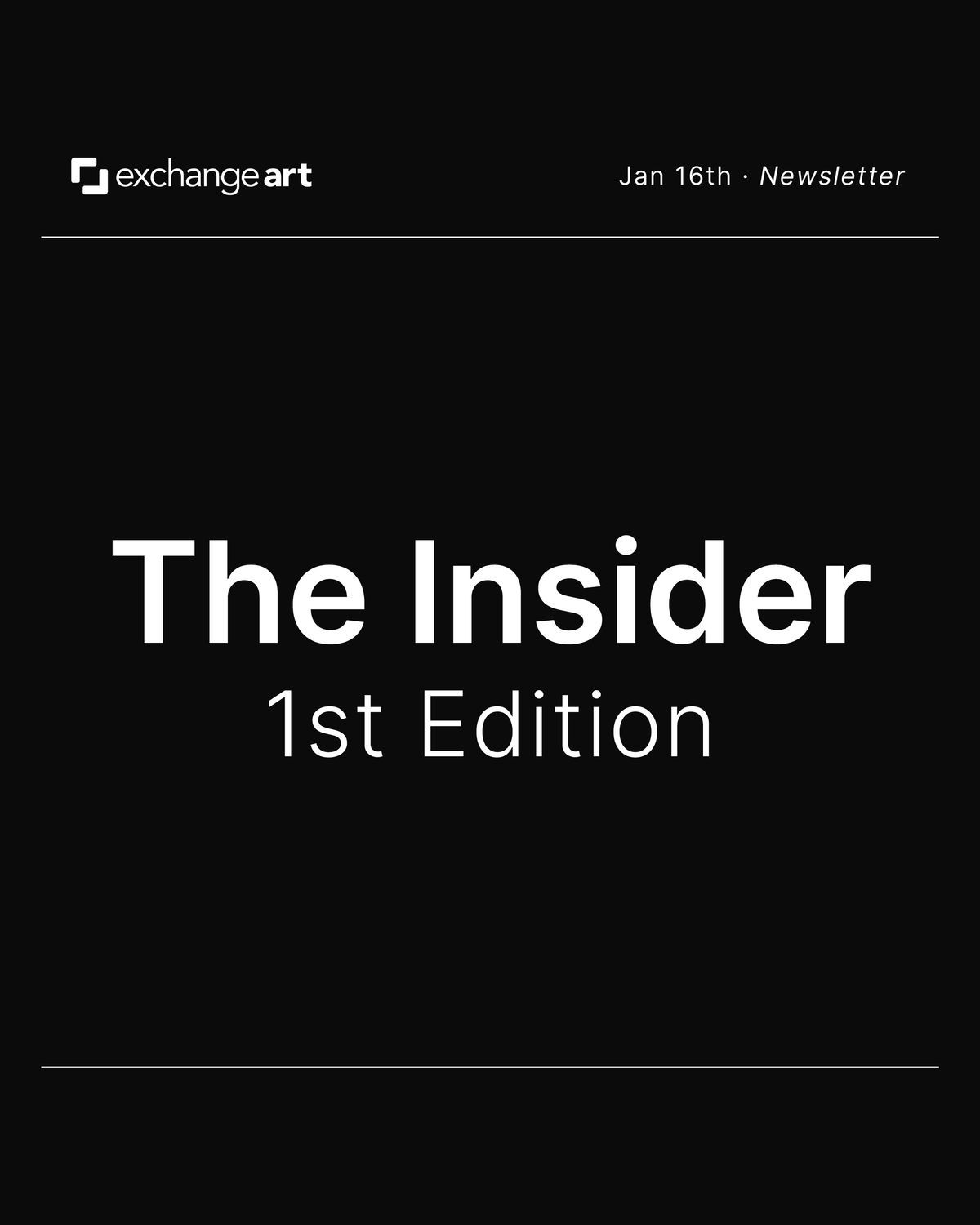The Insider - First Edition
